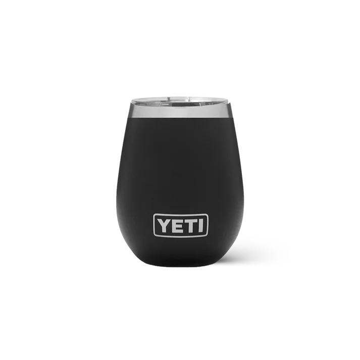 YETI Rambler 10 OZ (296ml) Wine Tumbler With Magslider Lid - Black