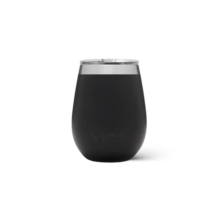 YETI Rambler 10 OZ (296ml) Wine Tumbler With Magslider Lid - Black - Image 4
