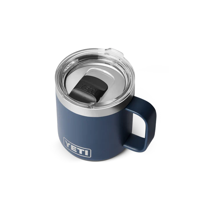 YETI Rambler 10oz (295ml) Stackable Mug with DuraSip™ Ceramic Lining - Navy - Image 4