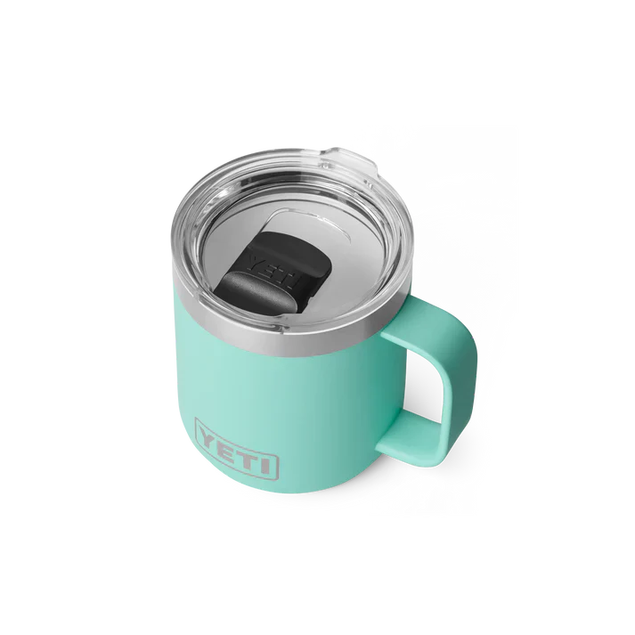 YETI Rambler 10oz (295ml) Stackable Mug with DuraSip™ Ceramic Lining - Seafoam - Image 2