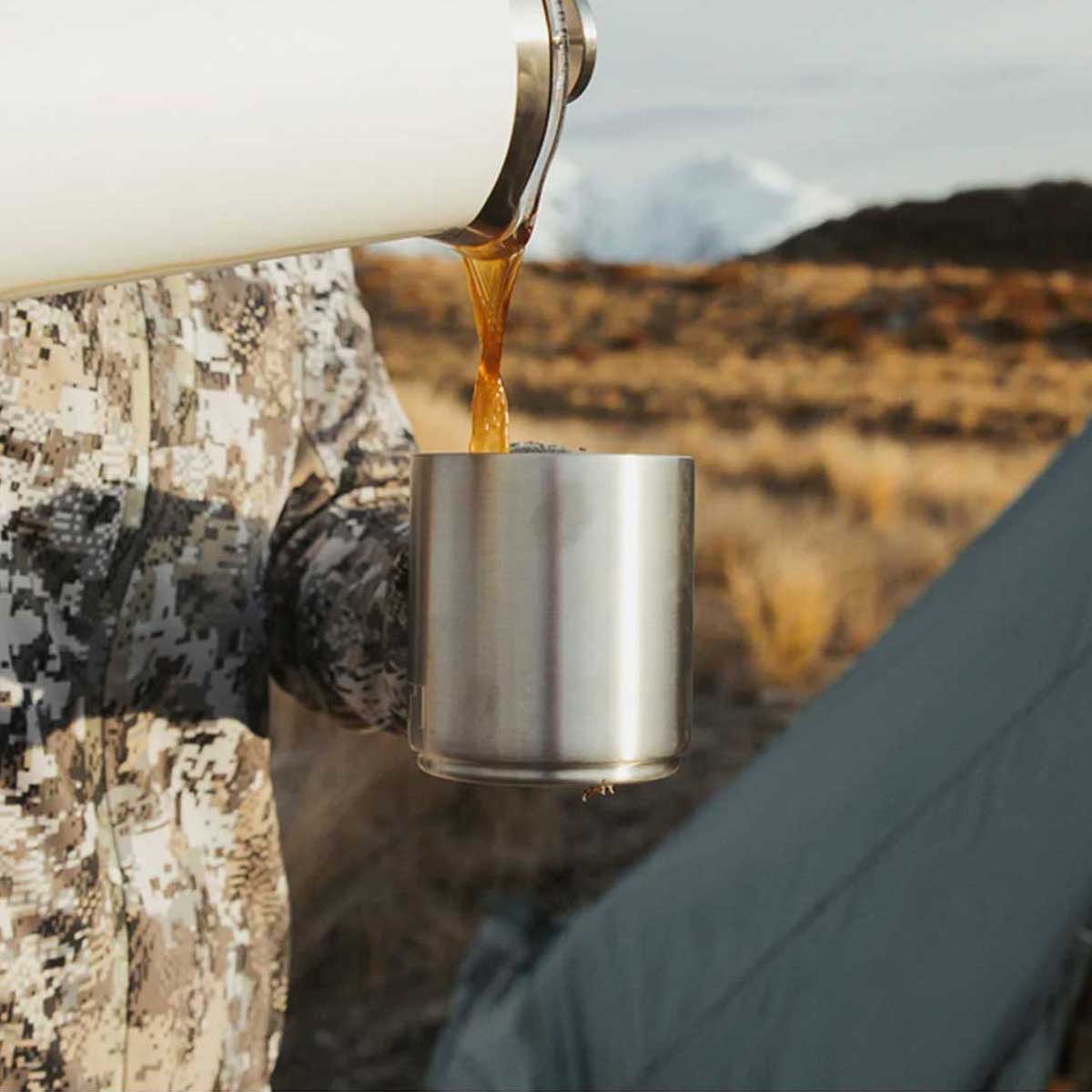 YETI Rambler 10oz (295ml) Stackable Mug with DuraSip™ Ceramic Lining - Stainless Steel - Image 2