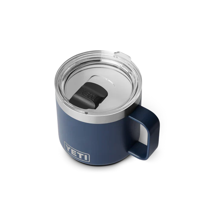 YETI Rambler 14oz (414ml) Stackable Mug with DuraSip™ Ceramic Lining - Navy - Image 2