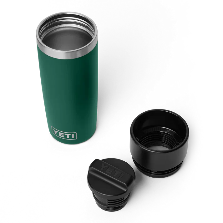 YETI Rambler 16 OZ (473ml) Travel Bottle with Commuter Cap - Black Forest Green - Image 4