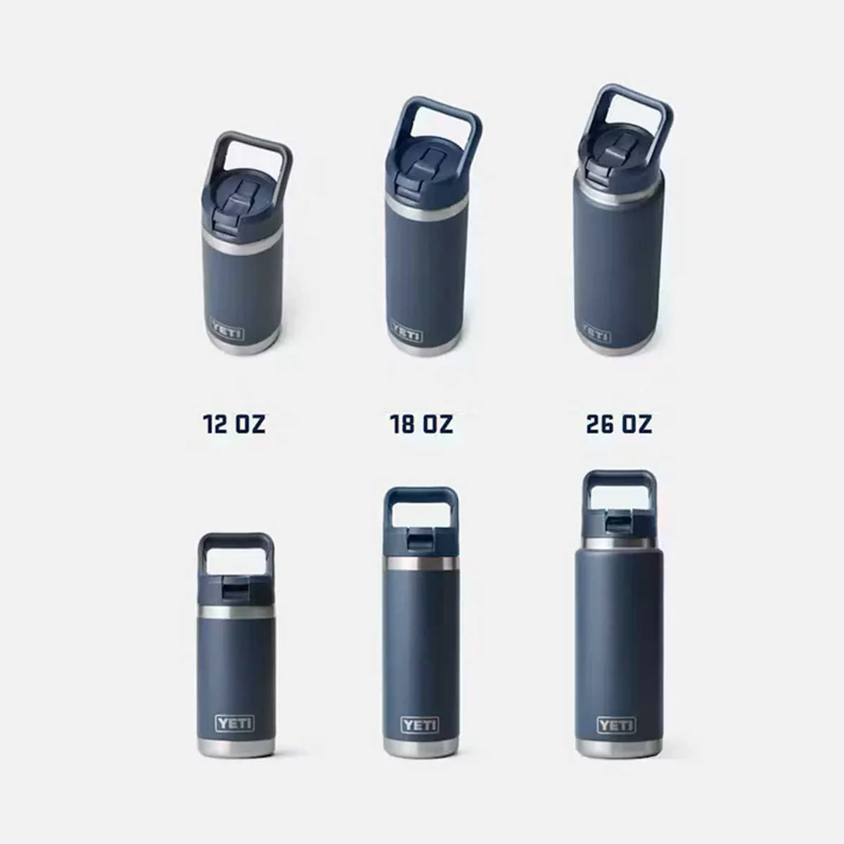 YETI Rambler 18 OZ (532ml) Bottle With Straw Cap - Royal Blue - Image 5