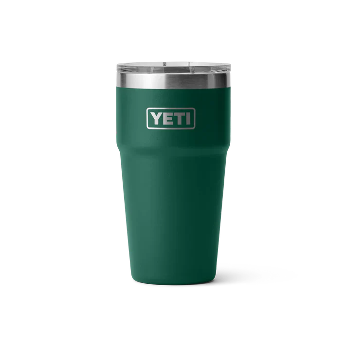 YETI Rambler 20 OZ (591ml) Stackable Cup With Magslider Lid - Black Forest Green