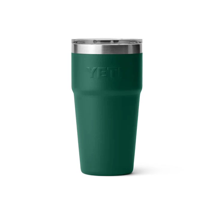 YETI Rambler 20 OZ (591ml) Stackable Cup With Magslider Lid - Black Forest Green - Image 3