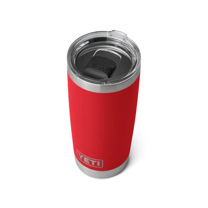 YETI Rambler 20 OZ (591ml) Tumbler With Magslider Lid - Rescue Red - Image 2