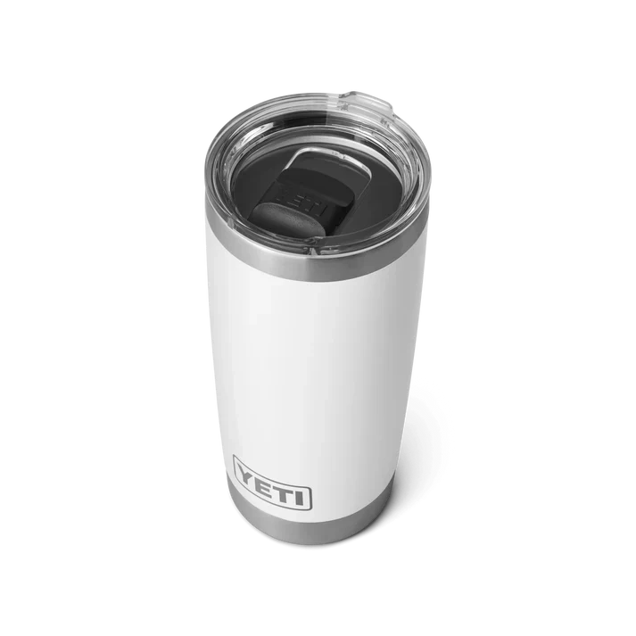 YETI Rambler 20 OZ (591ml) Tumbler With Magslider Lid - White - Image 2