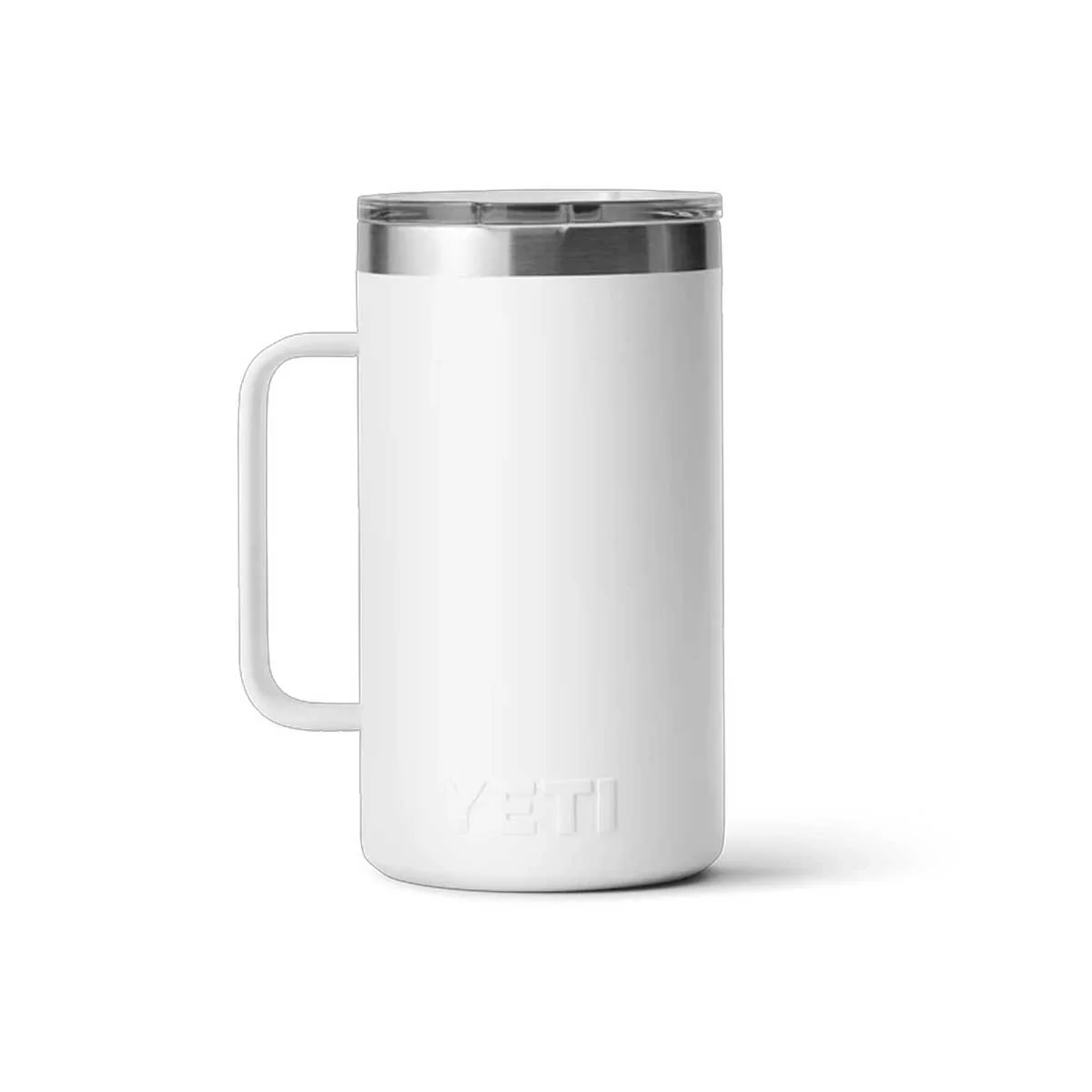 YETI Rambler 24 OZ (709ml) Mug With Magslider Lid - White - Image 3