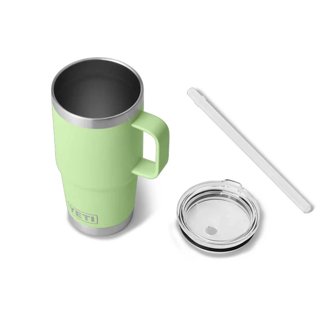 YETI Rambler 25 OZ (739ml) Straw Mug With Straw Lid - Key Lime - Image 4