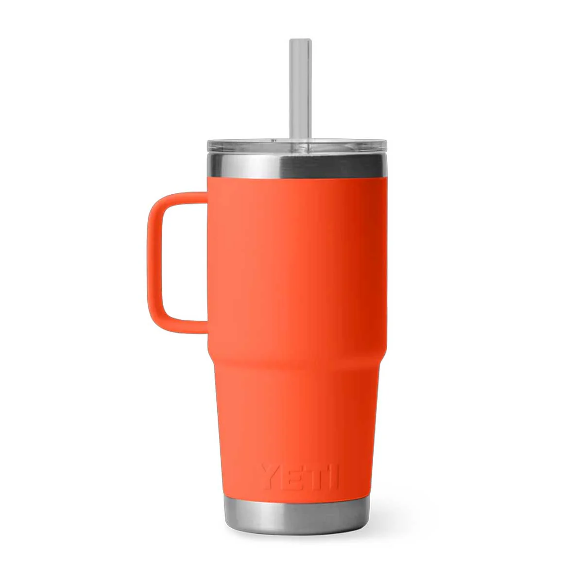 YETI Rambler 25 OZ (739ml) Straw Mug With Straw Lid - Papaya - Image 3