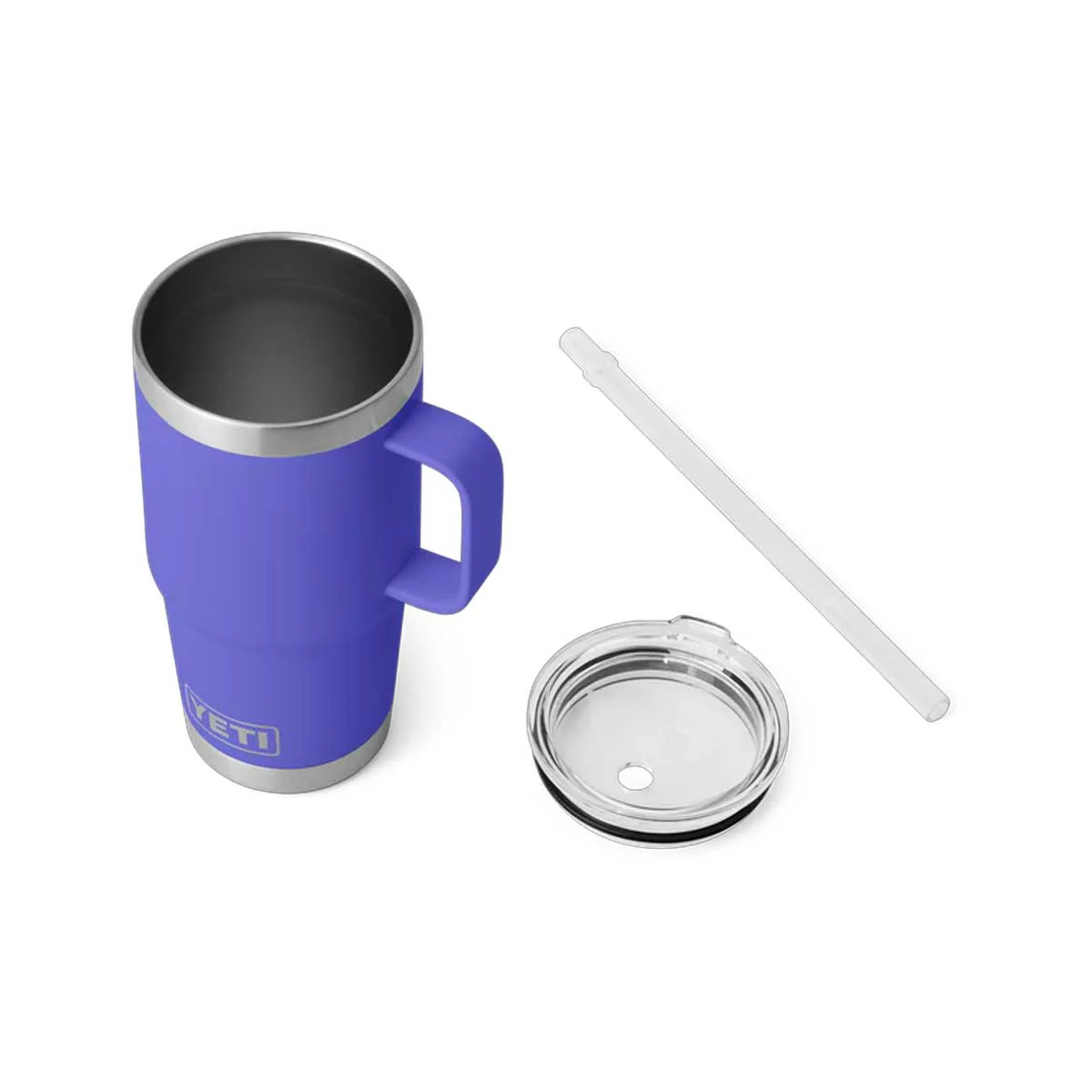 YETI Rambler 25 OZ (739ml) Straw Mug With Straw Lid - Ultra Marine Violet - Image 4