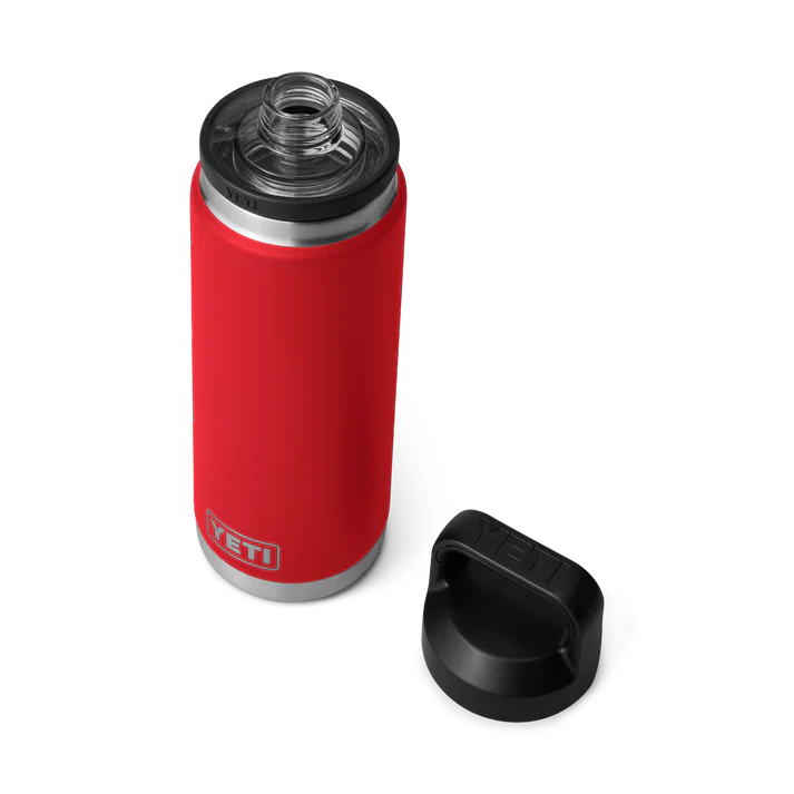 YETI Rambler 26 OZ (769ml) Bottle With Chug Cap - Rescue Red - Image 2