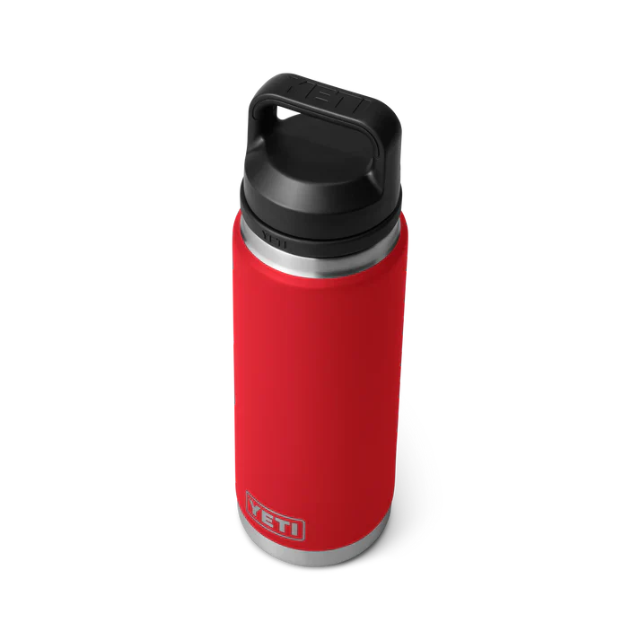YETI Rambler 26 OZ (769ml) Bottle With Chug Cap - Rescue Red - Image 4