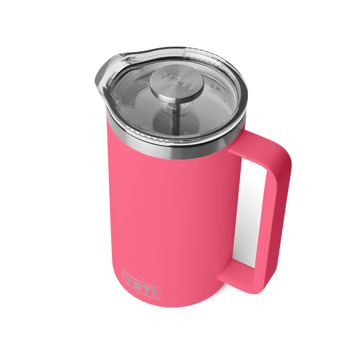 YETI Rambler 34 OZ French Press Cafetiere - Tropical Pink - Image 2