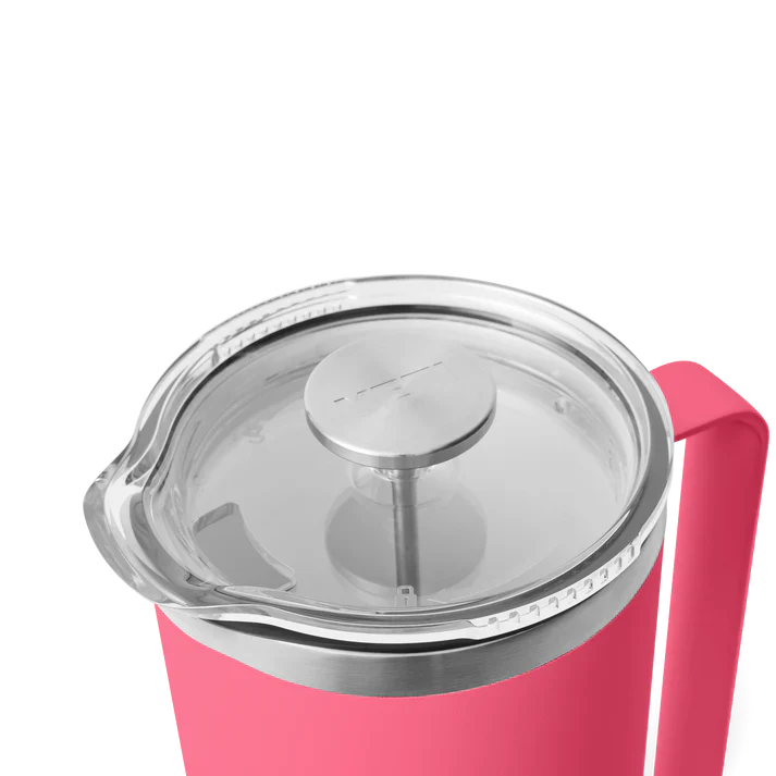 YETI Rambler 34 OZ French Press Cafetiere - Tropical Pink - Image 7