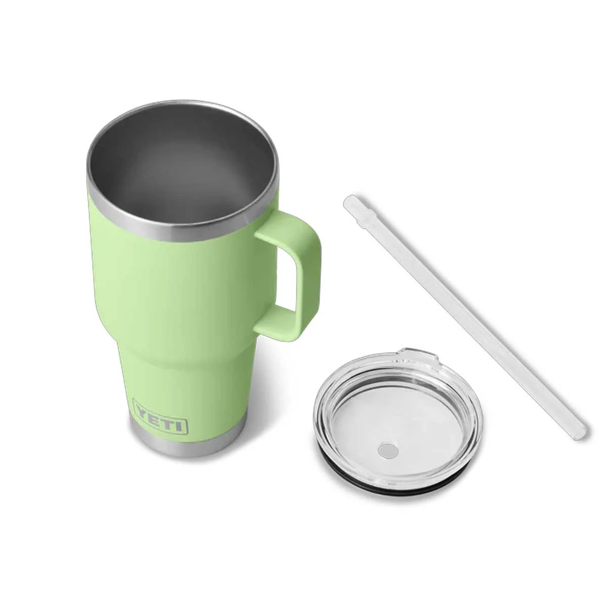 YETI Rambler 35 OZ (994ml) Straw Mug With Straw Lid - Key Lime - Image 4