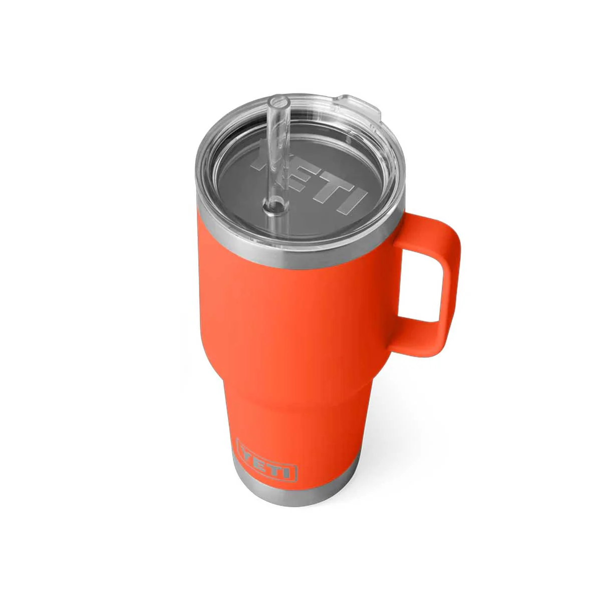 YETI Rambler 35 OZ (994ml) Straw Mug With Straw Lid - Papaya - Image 2