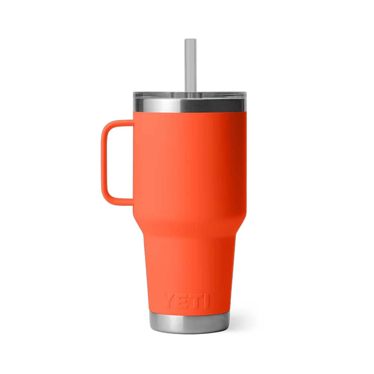 YETI Rambler 35 OZ (994ml) Straw Mug With Straw Lid - Papaya - Image 3