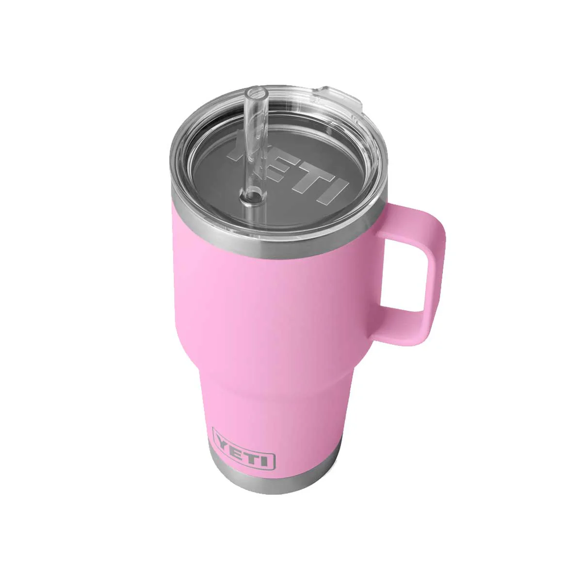 YETI Rambler 35 OZ (994ml) Straw Mug With Straw Lid - Power Pink - Image 2