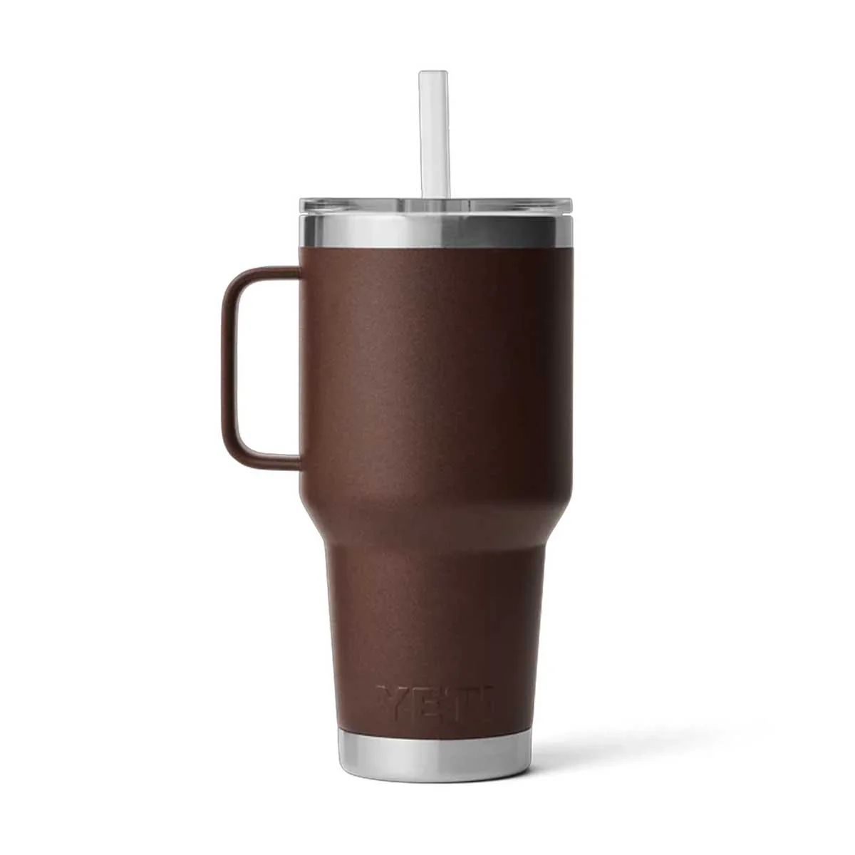 YETI Rambler 35 OZ (994ml) Straw Mug With Straw Lid - Wetlands Brown - Image 3