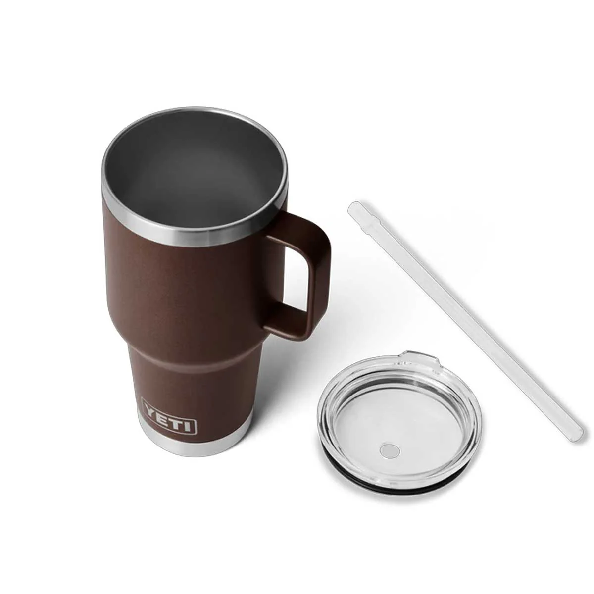 YETI Rambler 35 OZ (994ml) Straw Mug With Straw Lid - Wetlands Brown - Image 4