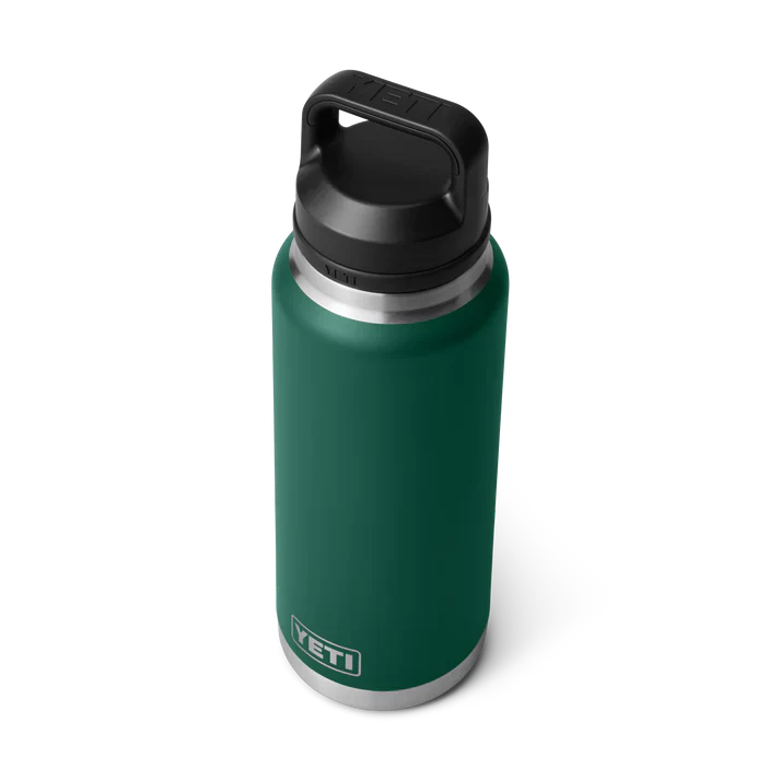 YETI Rambler 36 oz (1065ml) Bottle With Chug Cap - Black Forest Green - Image 2