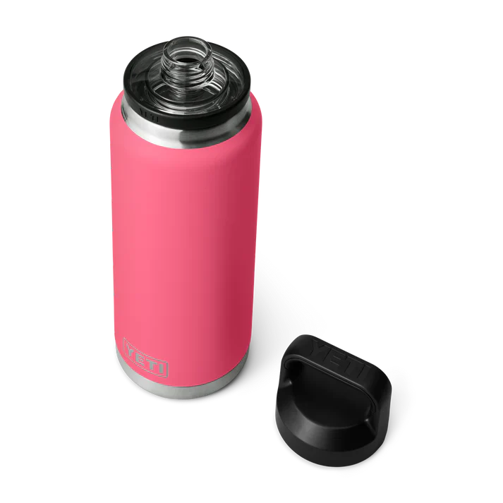 YETI Rambler 36 oz (1065ml) Bottle With Chug Cap - Tropical Pink - Image 2