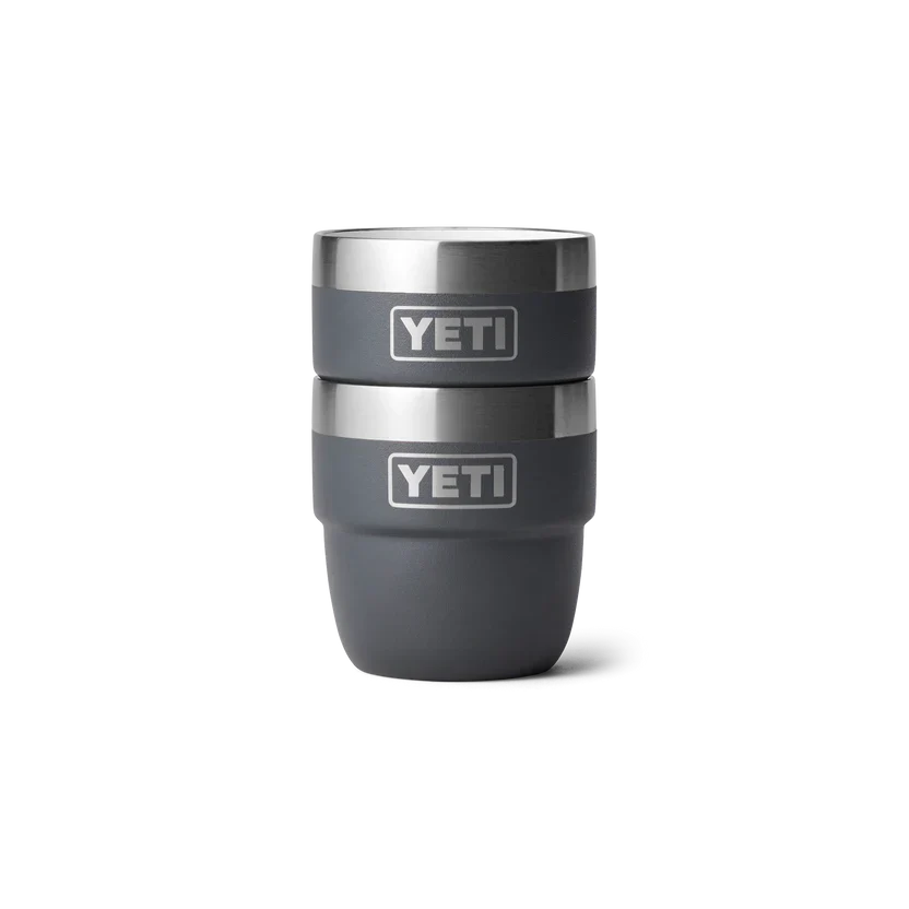 YETI Rambler 4 OZ (118ml) Stackable Espresso Cups - Charcoal - Image 3