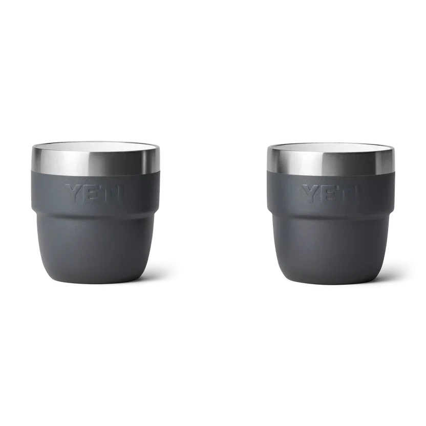 YETI Rambler 4 OZ (118ml) Stackable Espresso Cups - Charcoal - Image 5
