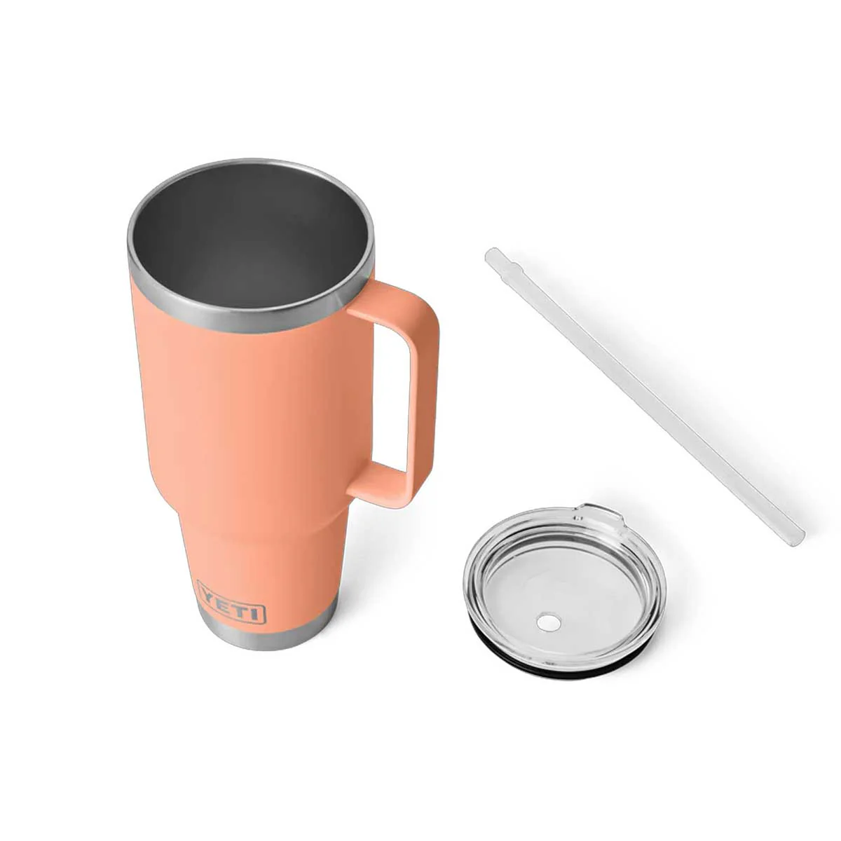 YETI Rambler 42 OZ (1242ml) Straw Mug With Straw Lid - Lowcountry Peach - Image 4