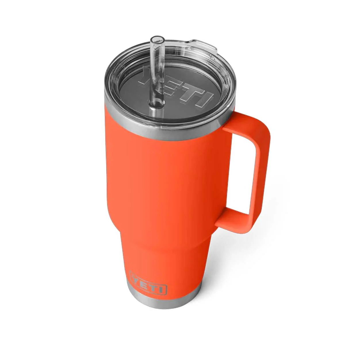 YETI Rambler 42 OZ (1242ml) Straw Mug With Straw Lid - Papaya - Image 2