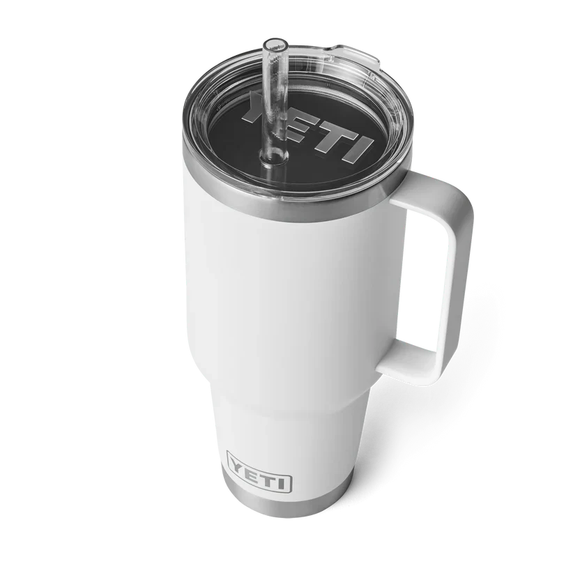 YETI Rambler 42 OZ (1242ml) Straw Mug With Straw Lid - White - Image 3