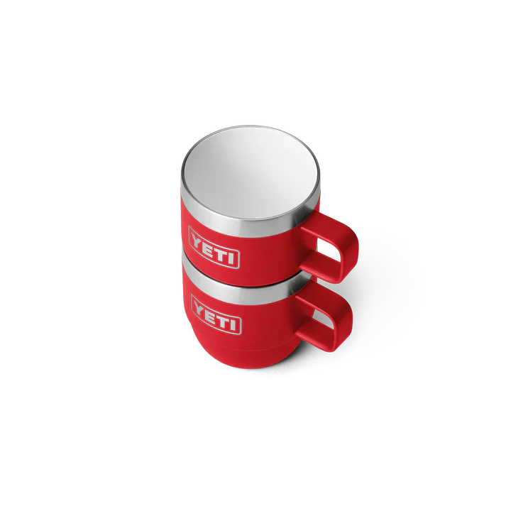 YETI Rambler 6 OZ (177ml) Stackable Espresso Mugs - Rescue Red - Image 6