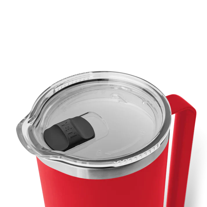 YETI Rambler 64oz (1.9L) Pitcher MagSlider Lid - Rescue Red - Image 2
