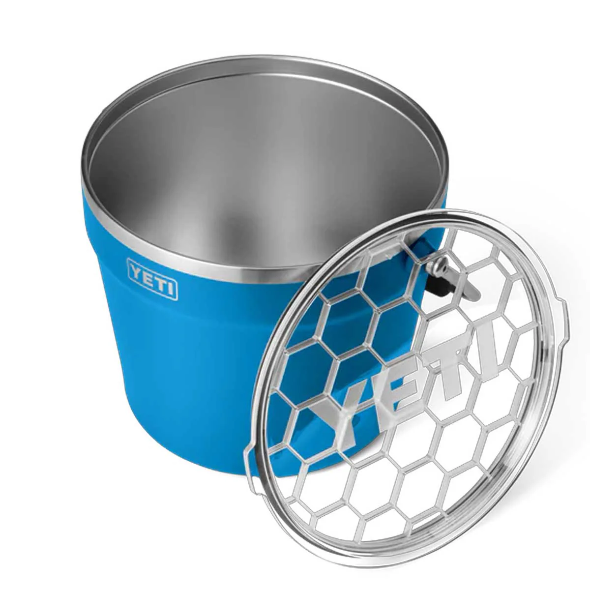YETI Rambler 7.6L Beverage Bucket With Lid - Big Wave Blue - Image 2