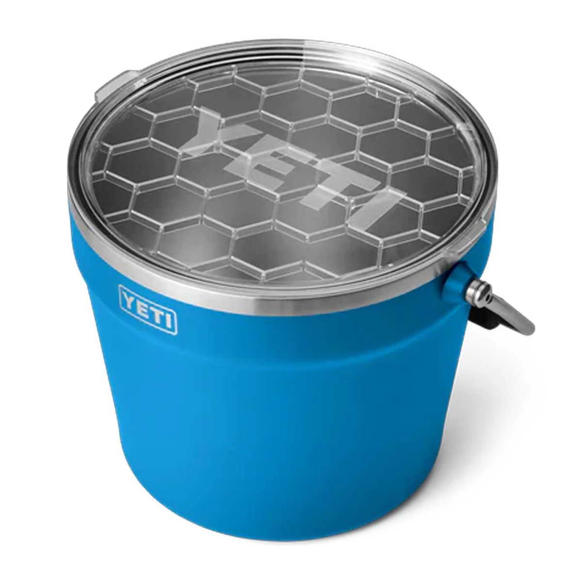 YETI Rambler 7.6L Beverage Bucket With Lid - Big Wave Blue - Image 4