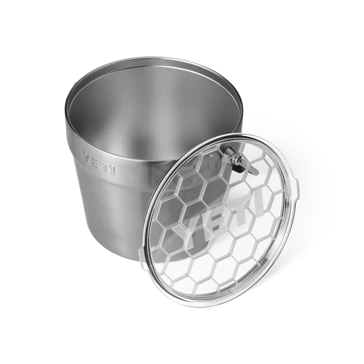 YETI Rambler 7.6L Beverage Bucket With Lid - Stainless Steel - Image 3