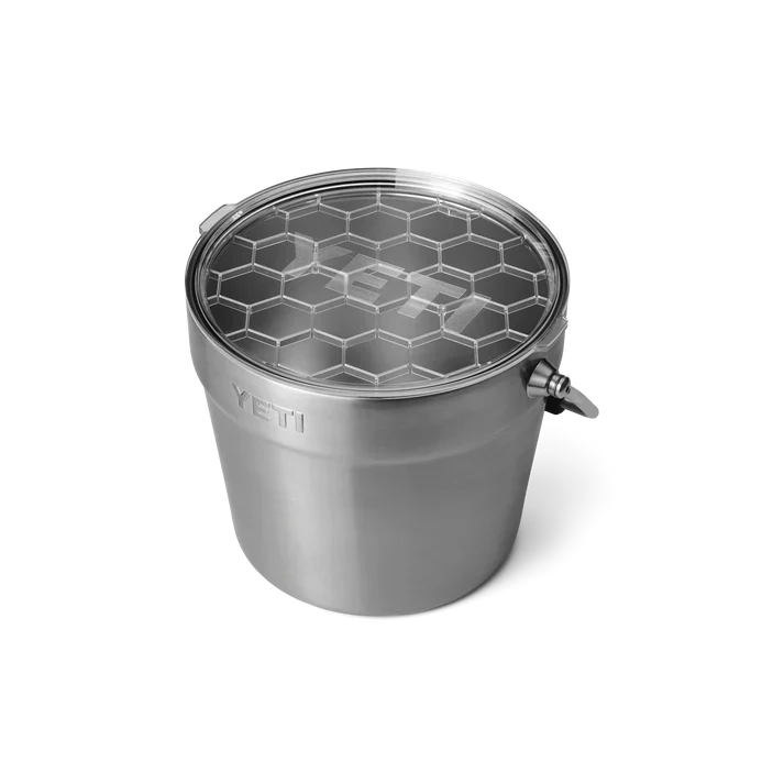 YETI Rambler 7.6L Beverage Bucket With Lid - Stainless Steel - Image 4