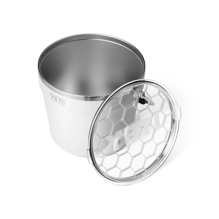 YETI Rambler 7.6L Beverage Bucket With Lid - White - Image 4