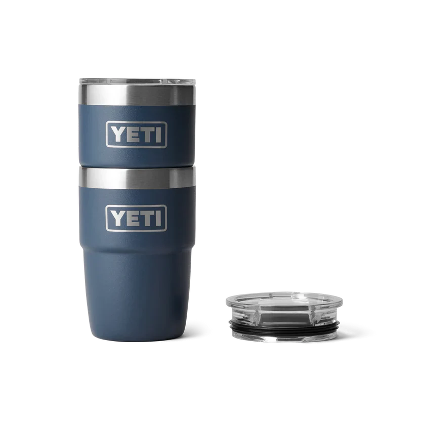 YETI Rambler 8 OZ (237ml) Stackable Cup With DuraSip™ Ceramic Lining - Navy - Image 6
