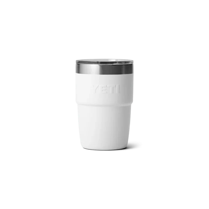 YETI Rambler 8 OZ (237ml) Stackable Cup With Magslider Lid - White - Image 3