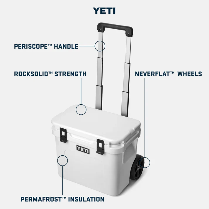 YETI Roadie 32 Wheeled Cooler Box - White - Image 3