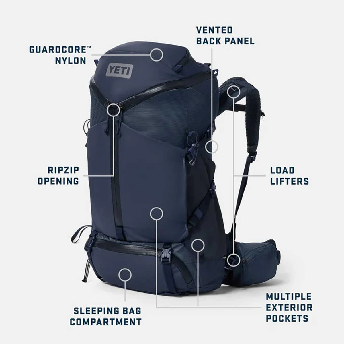 YETI Skala 50L Hiking Backpack - Mens - Ridgeline - Image 9