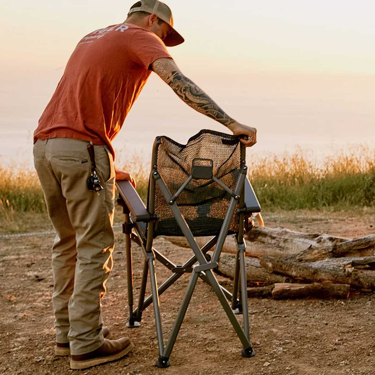 YETI Trailhead Camp Chair - Charcoal - Image 5