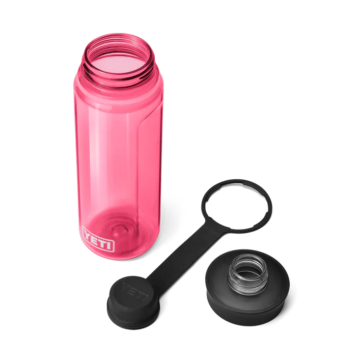 YETI Yonder 25 OZ (750ml) Water Bottle with Tether Cap - Tropical Pink - Image 3